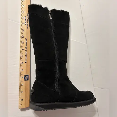 EMU Australia Moonta W11799 black suede sheepskin