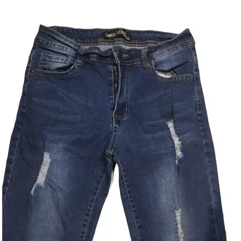 Emme Jordan Distressed Jeans Blue Size undefined