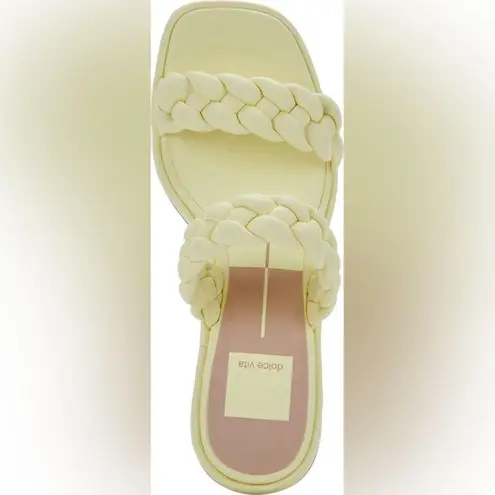NEW Dolce Vita Ronin Sandals Pastel Yellow Braided Straps
Square Toe sz 12