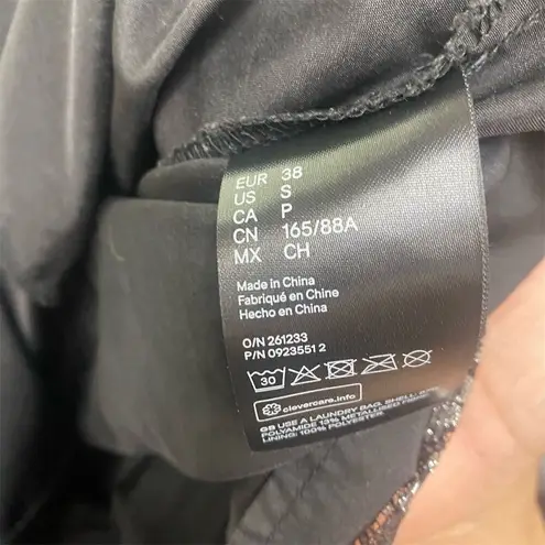 H&M x The Vampire's Wife Black Lace Mini Dress Size S Party Cocktail