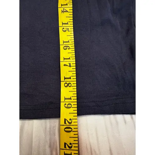 Cider Women's Navy Silver Star Long Sleeve Tee Plus Size 1X