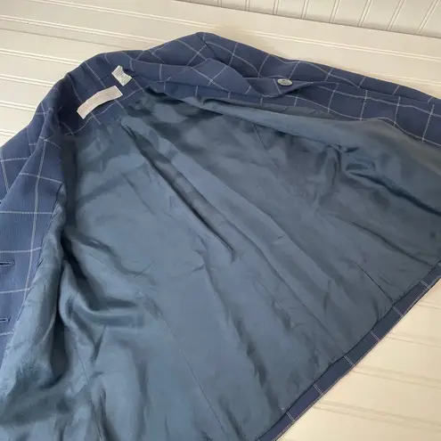 Calerie Stevens Petites Office Set 3/4 Sleeve Blazer Size 4P & Skirt Size 6P Blue