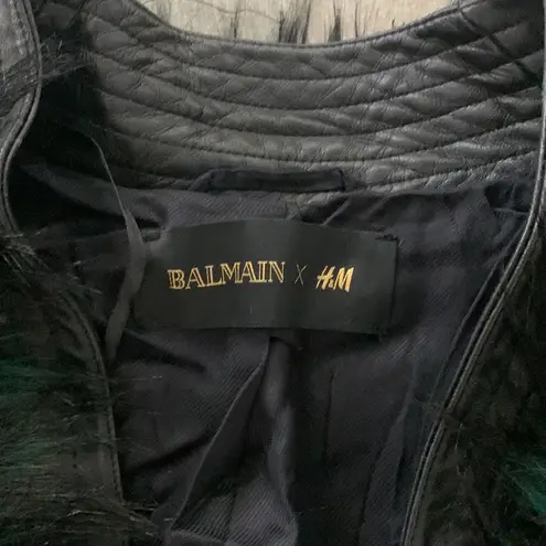 Balmain  x hm fur jacket