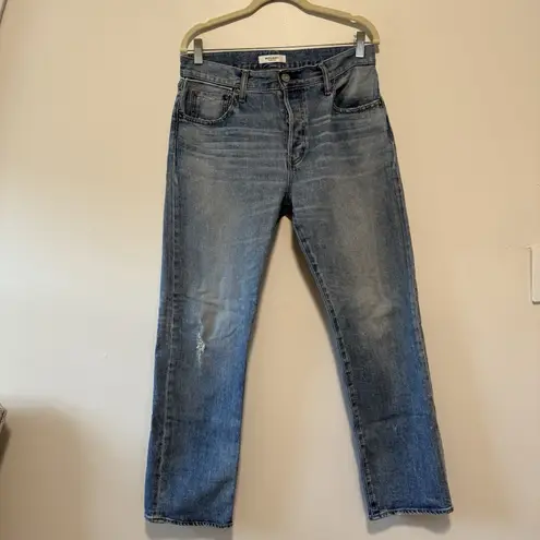 Moussy Vintage Gibraltar Straight Blue Jeans Size 29