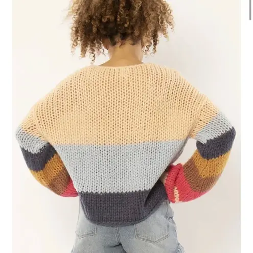 SisstRevolution Womens Chunky Aloha Always Knit Sweater C31 Pink Size M