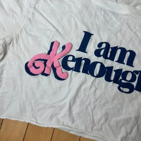 BARBIE THE MOVIE "I Am Kenough" Cropped T Shirt Size Small