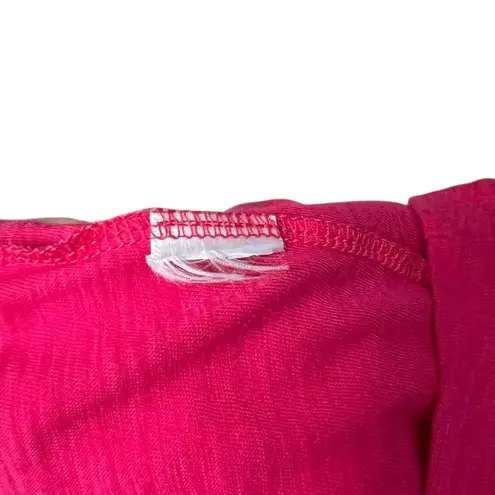 Nation Ltd Loren Tee Blouse Top Puff Balloon Long Sleeve Berry Pink Size XS