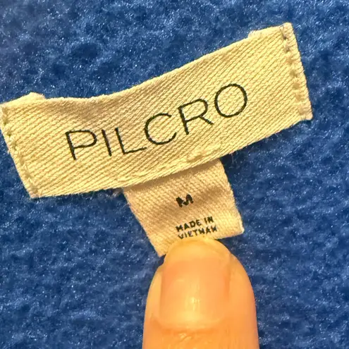 Anthropologie  PILCRO Fleece Pullover in Cobalt Blue size Medium