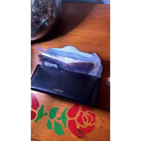 Lanvin Mother and Child 56mm Gradient Cat Eye Sunglasses light havana Orange