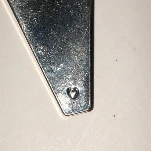 Silver Tone Letter V Boho Keychain - Image 6