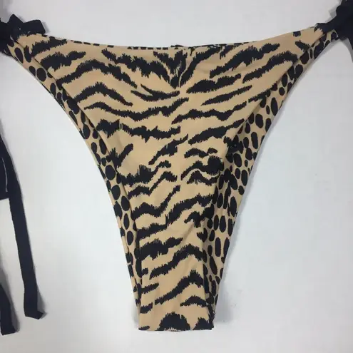 Topshop  Animal Print Bikini Bottoms US 6