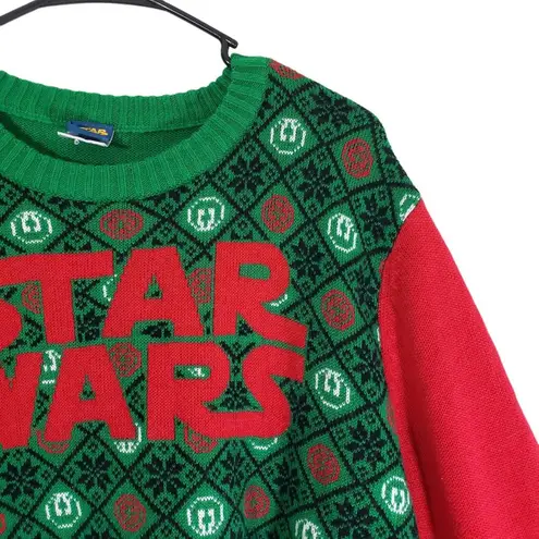 Star Wars Women's XL Red, Green Christmas, Holiday, Ugly Sweater