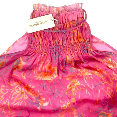 Ramy Brook NWT Harlie Paisley Halter Neck Tank Top in Peony Combo