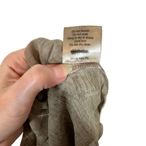 Sundance YAUVAN Sheer Gauze Embroidered Waterfall Cardigan Cover Up