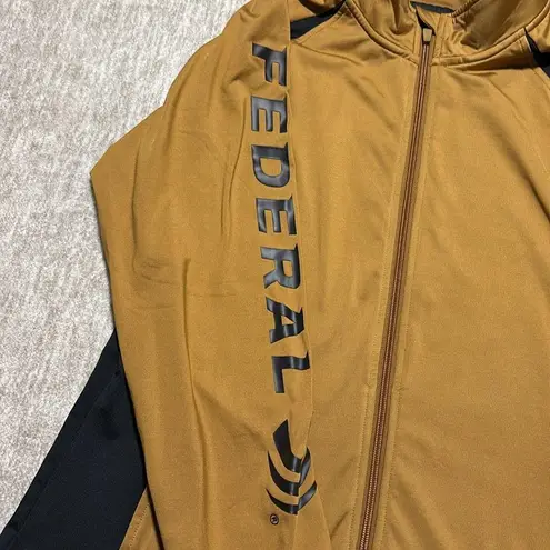 FEDERAL gold and black fitted style jacket women's sz 3x NEW