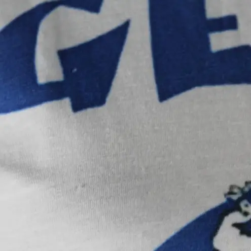 The Germs Punk Rock Band Tee Women's Cut Size Large 100% Cotton Faded Graffiti White