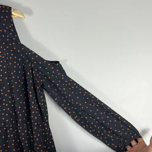 Eloquii Cold Shoulder High Low Fit and Flare Dress