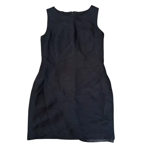 Jessica London Black Mini Sheath Dress With A Back Zip Closure Size 10