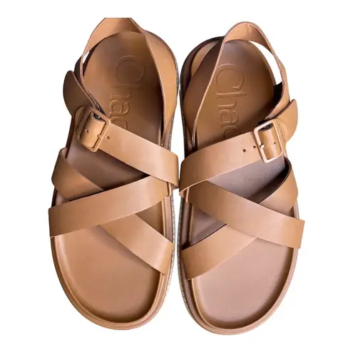 Chacos Chaco women’s Townes Leather Sandal size 8 NWOT Cashew