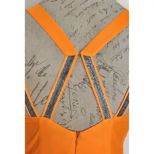 JJ's House Dress Sz 8 Gown Prom Formal Party Holiday New Year's Anniversary Orange