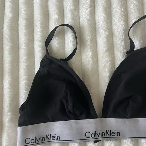 Calvin Klein  Black and Gray Bra - Image 3