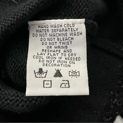 Tiara International Vintage Y2K Christmas Tree Sweater Black XL