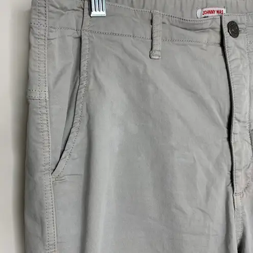 Johnny Was Mila High Rise Pant In Vapor Womens Size 12