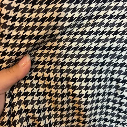Ellen Tracy Vintage Houndstooth Silk Skirt