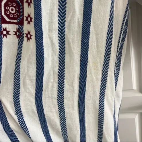 Figue Bria Embroidered Dress Blue Size M