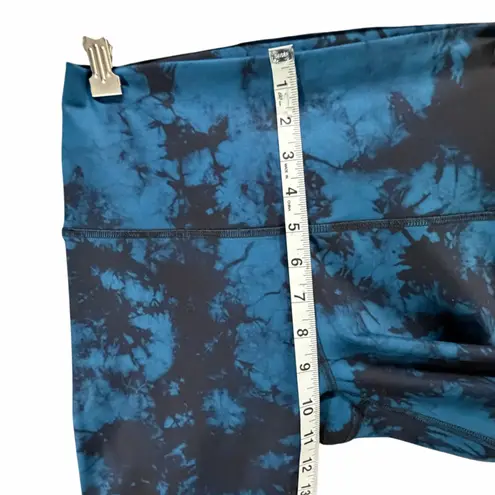 Fleo El Toro 25" Leggings Womens L Heather Navy Clouds High Rise Sporty Gym Yoga Blue Size L