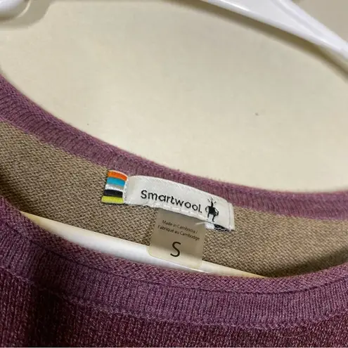 Smartwool Shadow Pine Colorblock Crew Sweater Size Small