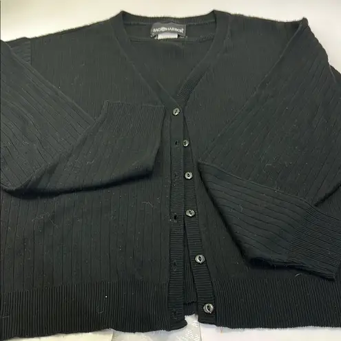 Sandro Black Ribbed Men's Sweater Size XL