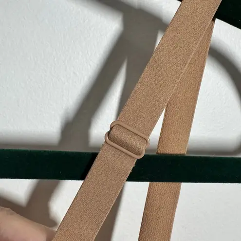 Honeylove Crossover Bra Sz XL Beige Nude Wireless Lite Padding Comfort Adj Strap Tan