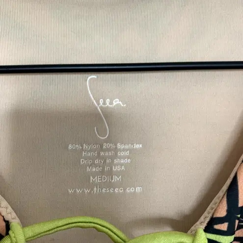 SEEA Solanas Surf Suit SwimSuit One Piece Swim Womens Womens Medium Brown