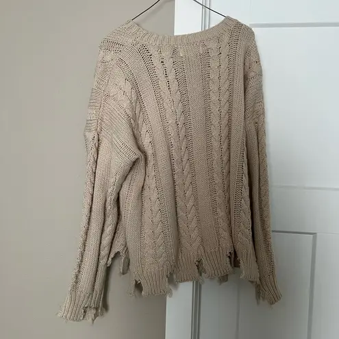 Love Riche Cream Sweater