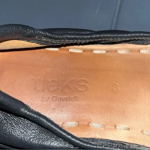 Tieks by Gavrieli Matte Black Classic Italian Leather Ballet Flats size 8