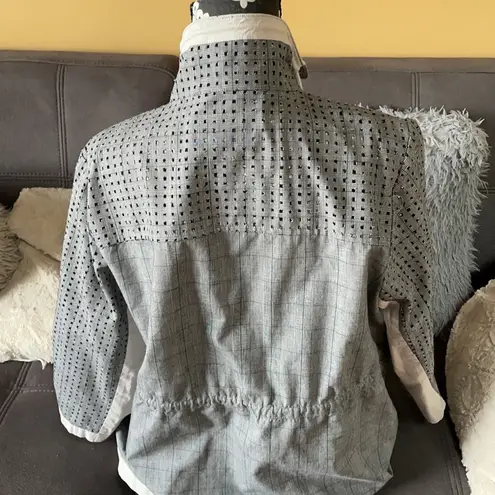 Simply Vera VERA WANG Gray & White Jacket Size L