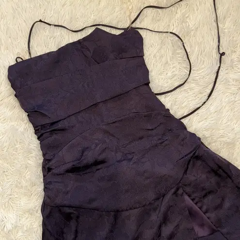 House Of CB NWOT Melia Night Shade Floral Jacquard Minidress Sz S