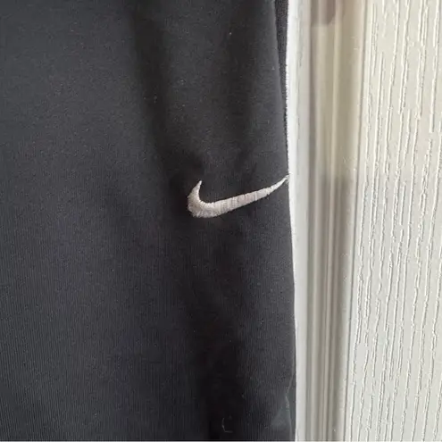 Nike  dri fit black leggings ankle zipper size large