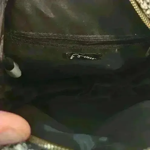 Art Class Black & White Furry Backpack