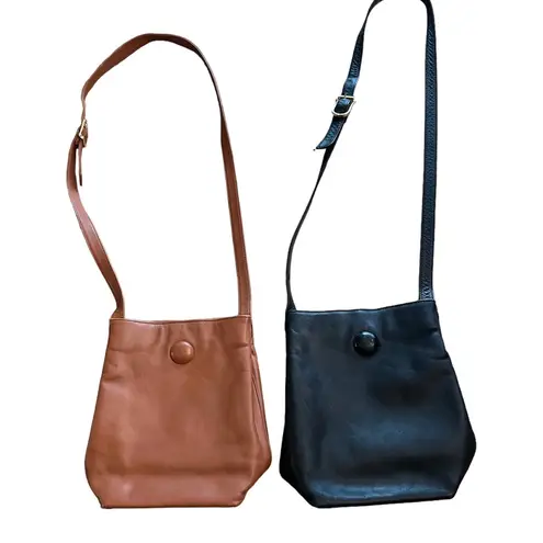 Jennifer Moore brown and black cross body purses