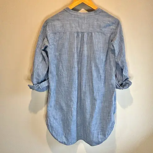 Seafolly Boyfriend Beach Chambray Swim Coverup - size XS