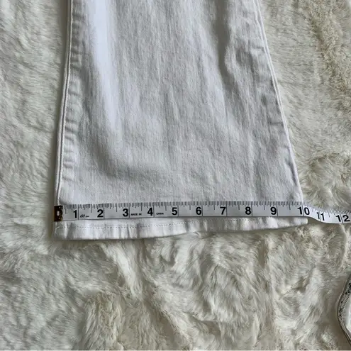 Elizabeth and James Off White High Rise Flare Jean, 6/28