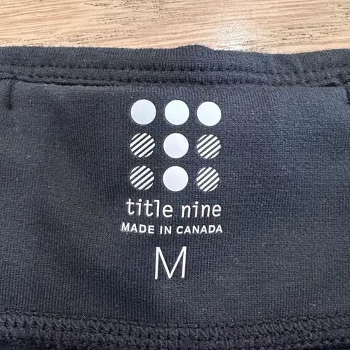 Title Nine black biker shorts size medium