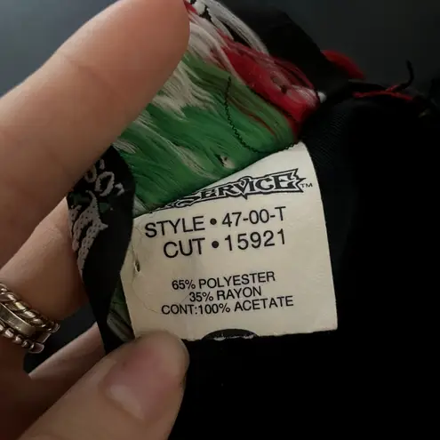 Lip service Black Red Lace Up Black Maxi Dress Plaid Punk Alt Goth 12 - Image 8