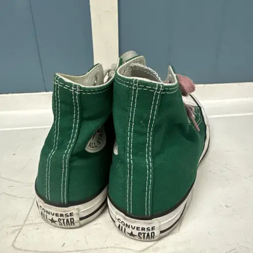 Converse  All‎ Star High Top Amazon Kelly Green Canvas Shoes Sz Mens 5 Women’s 7