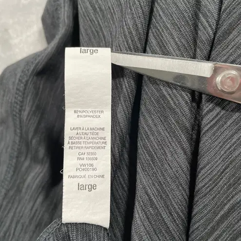 Vuori Lux Performance Tee Large Grey Workout Athleisure Hiking Quick Dry