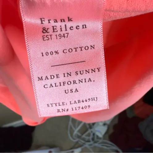 Frank & Eileen Vintage Mini Corey Muscle Tee Dress Wild Strawberry Size Small Pink