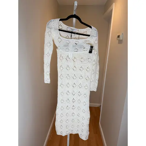 Delfi Collective Layla Crochet Set White size Small