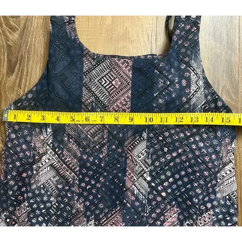 Kyodan‎ Outdoor Leaf Print Mini Dress, Women's Size L Navy Bra Built In Pockets Black Size L